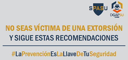 No seas víctima de una extorsión